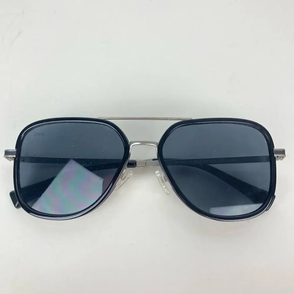 HAWKERS x BALR. Captain Limited Edition Stainless/Black Aviator Sunglasses